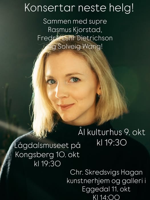 Portrett av folkesongaren Margit Myhr